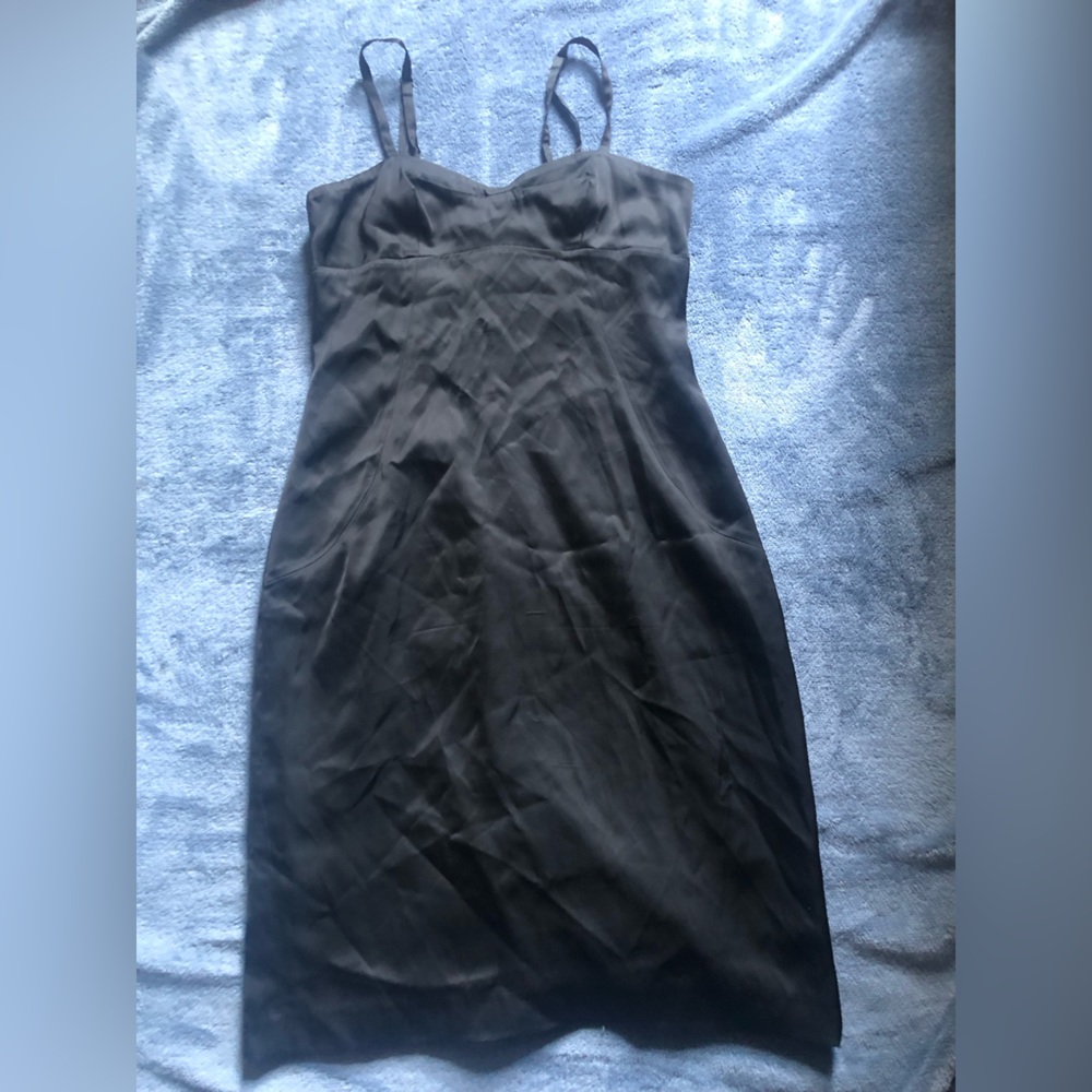 Black Satin Dress